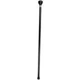 Police Give It Arrest Knob Walking Stick w/ Black Beechwood Shaft & Pewter Collar Military Walking Canes - Tophatter Daily Deals