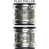 Republican Emblem Flat Top Stick: Beechwood Shaft Pewter Military Walking Canes - Tophatter Daily Deals