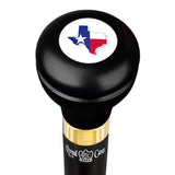 Texas Flag Emblem Flask Walking Stick: Wood Shaft Hidden Flask Military Walking Canes - Tophatter Daily Deals