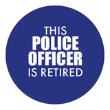 This Police Officer Is Retired Flask Walking Stick w/ Black Beechwood Shaft & Pewter Collar Military Walking Canes - Tophatter Daily Deals