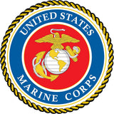 U.S. Marines Flat Top Stick: Beechwood Shaft Pewter Military Walking Canes - Tophatter Daily Deals