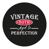 vintage 80th Birthday Symbol Top Walking Stick w/ Black Beechwood Shaft & Pewter Collar Military Walking Canes - Tophatter Daily Deals