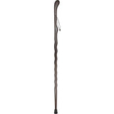 Black Ash Riverbend Hiking Staff: Durable & Natural Design Natural Wood Hiking Staffs - Tophatter Daily Deals