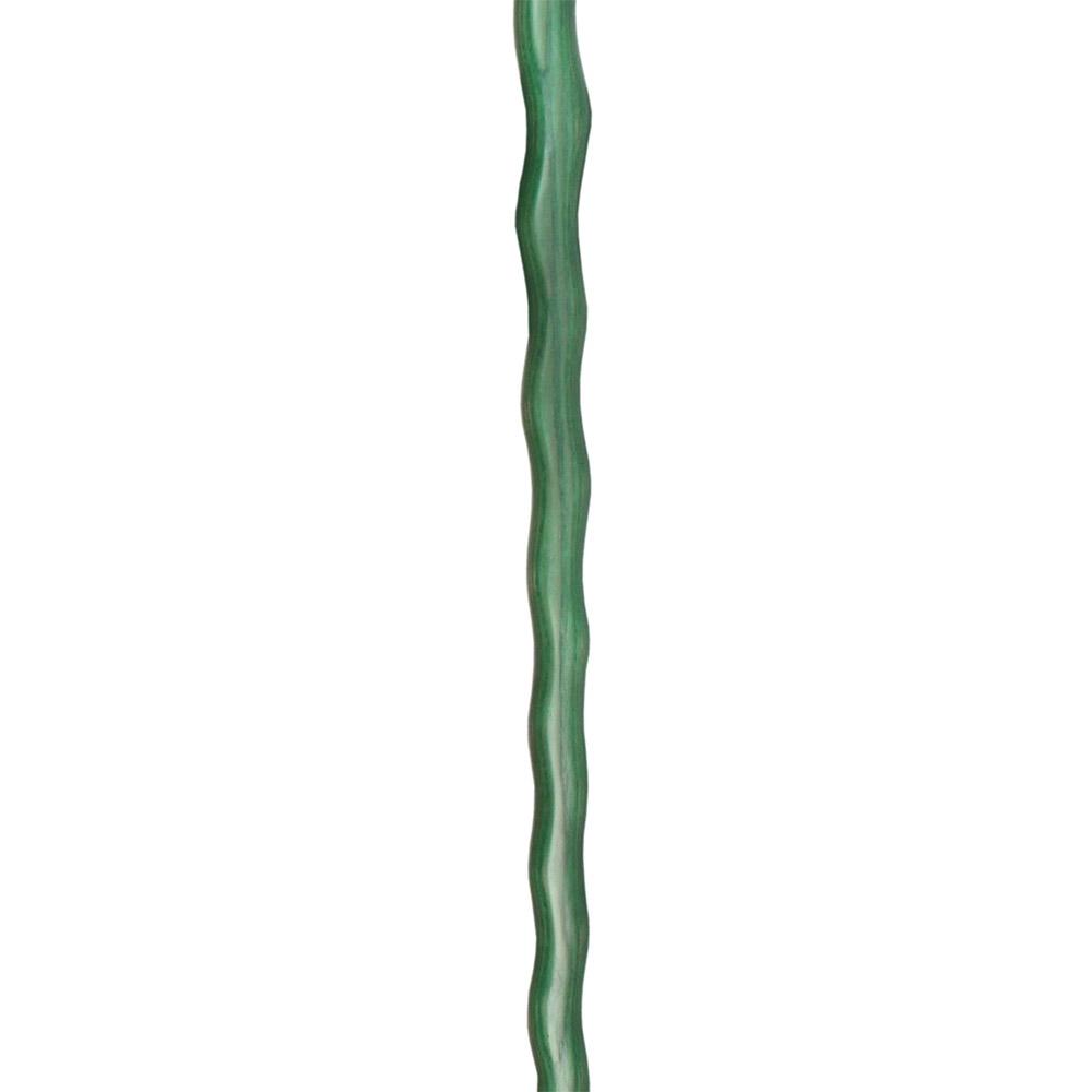 Shamrock Engraved Green Ash Riverbend Hiking Staff Natural Wood Hiking Staffs - Tophatter Daily Deals