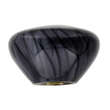 Nostalgia Pearl Black Flat Top Cane w/ Custom Wood Shaft & Collar - Tophatter Daily Deals