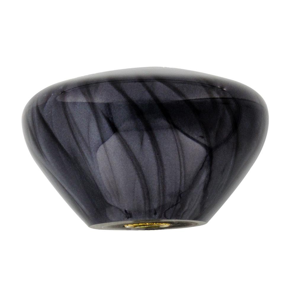 Nostalgia Pearl Black Flat Top Cane w/ Custom Wood Shaft & Collar - Tophatter Daily Deals