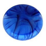 Nostalgia Pearl Blue Flat Top Cane w/ Custom Wood Shaft & Collar - Tophatter Daily Deals