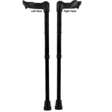 Adjustable Comfort Palm Grip Cane: Sleek Aluminum Shaft Palm Hand Grip Canes - Tophatter Daily Deals