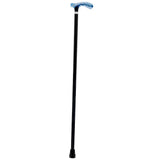 Blue & Clear Acrylic Bubble Handle Cane - Custom Wooden Shaft Pearl Swirl Lucite Designer Walking Canes - Tophatter Daily Deals