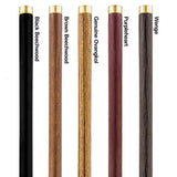 Brown and Clear Acrylic Bubble Handle Cane w/ Custom Wooden Shaft Pearl Swirl Lucite Designer Walking Canes - Tophatter Daily Deals