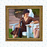 Golden Sienna Derby Cane: Pearlescent Acrylic, Beechwood Pearl Swirl Lucite Designer Walking Canes - Tophatter Daily Deals
