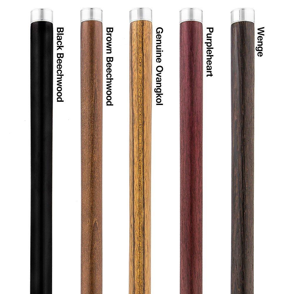 Purple and Clear Acrylic Bubble Handle Cane w/ Custom Wooden Shaft Pearl Swirl Lucite Designer Walking Canes - Tophatter Daily Deals