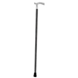 Fritz Premium Chrome Brass Cane: Laser-Etched Custom Shaft Plated Handle Walking Canes - Tophatter Daily Deals