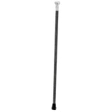 Knob Premium Chrome Brass Cane: Laser-Etched Custom Shaft Plated Handle Walking Canes - Tophatter Daily Deals