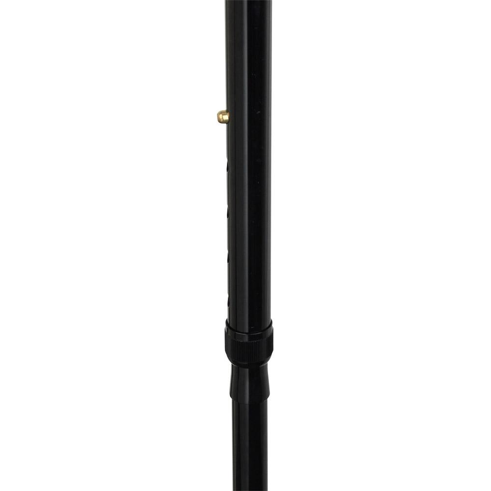 Luxury Chrome Derby Cane - Foldable, Adjustable Shaft Plated Handle Walking Canes - Tophatter Daily Deals