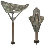 Compact Tripod Seat: Portable with RealTree Camo Design Sitting Canes - Tophatter Daily Deals