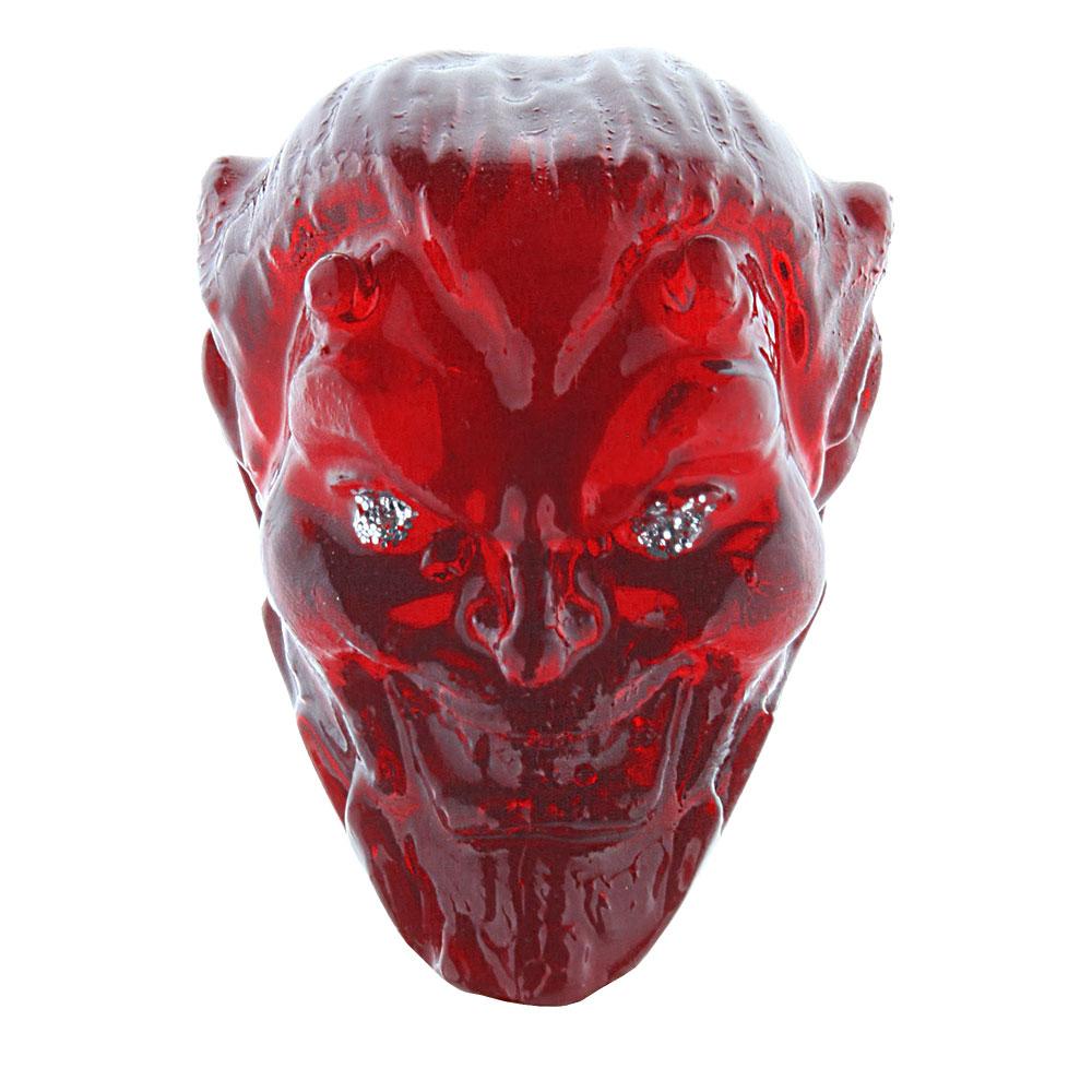 Sinister Red Devil Knob Cane w/ Custom Wood Shaft & Collar Skull Walking Canes Dragon Walking Canes - Tophatter Daily Deals