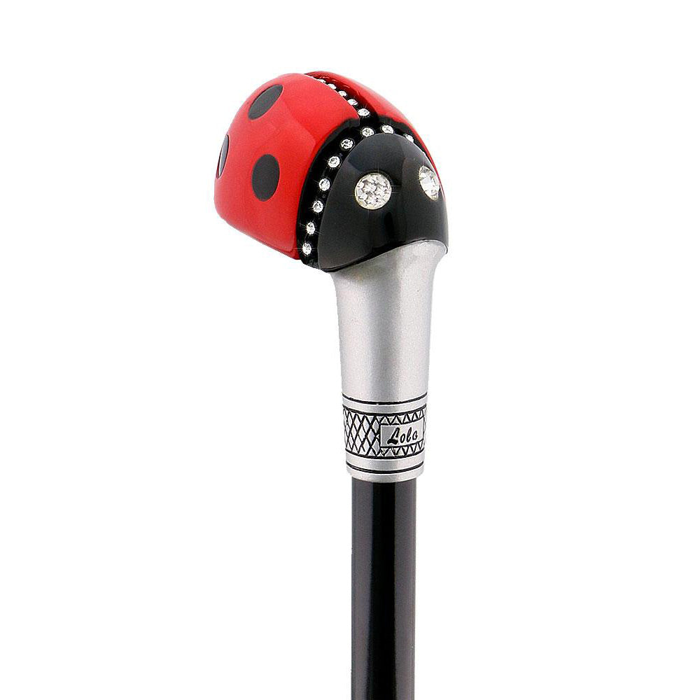 Ladybug Lola Signature 6-in-1 Ultimate Cane Kit with Travel Storage Bag Superlite Carbon Fiber Walking Canes - Tophatter Daily Deals