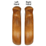 Cherry Maple Ergonomic Cane: Carbon Fiber Shaft, Silver Collar Superlite Carbon Fiber Walking Canes - Tophatter Daily Deals