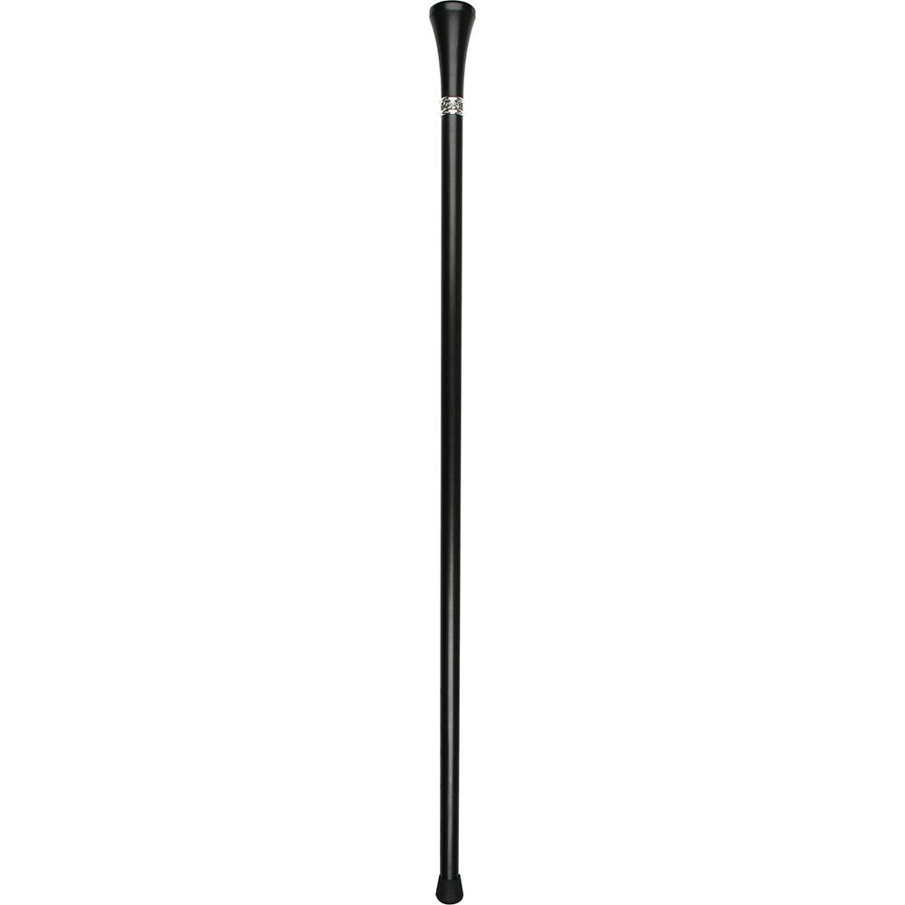 Personalized Engraved Knob Stick: Black Beechwood Shaft Walking Cane Engraving - Tophatter Daily Deals