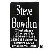 Custom Cane Engraving - Rectangle Black Anodized Aluminum Walking Cane Engraving - Tophatter Daily Deals