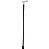 Father's Day Chrome Brass Personalized Engraving Fritz Cane Walking Cane Engraving - Tophatter Daily Deals