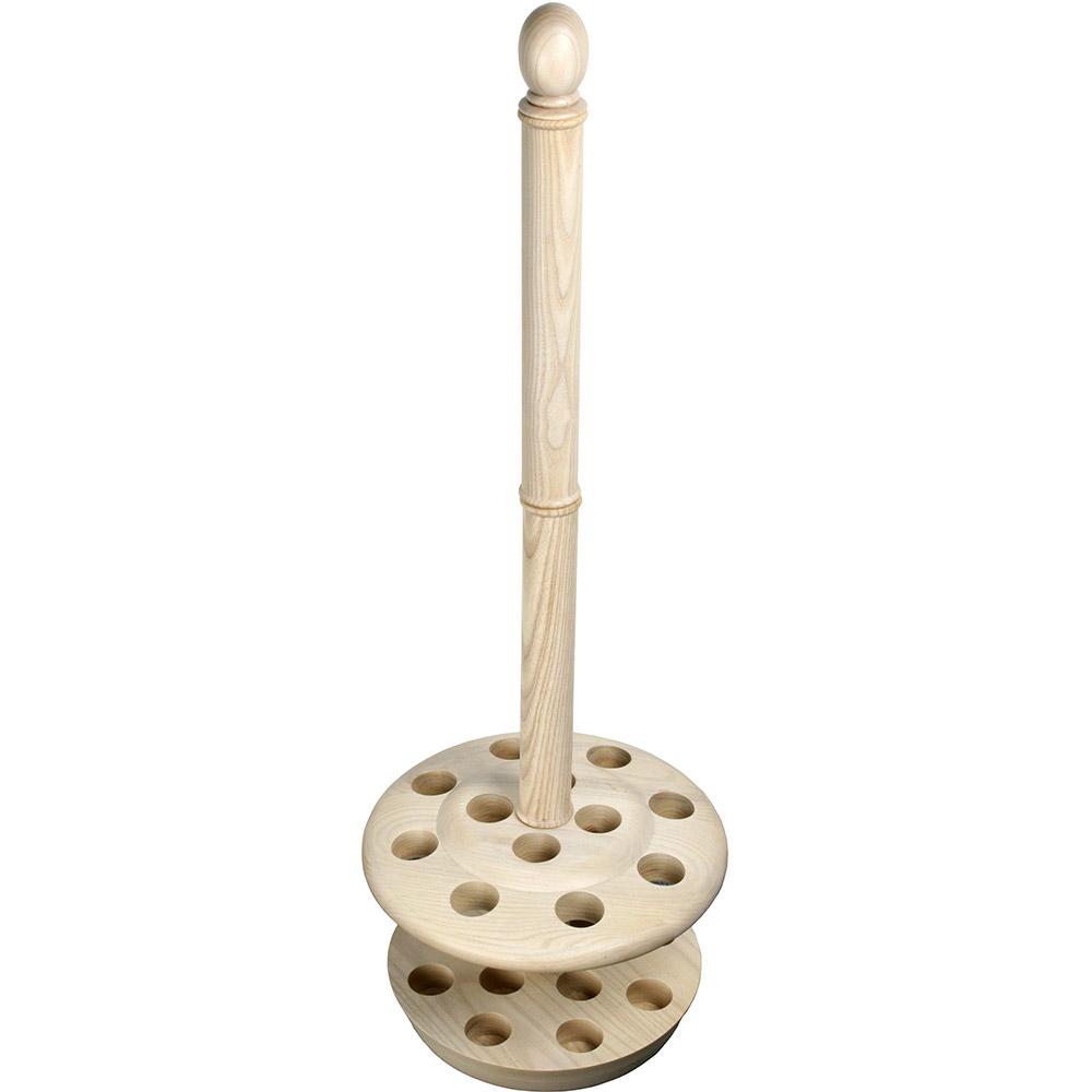 Unique Design Floor Cane Stand: Showcases Handles, Ash Wood Walking Cane Stands - Tophatter Daily Deals