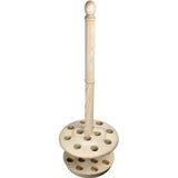 Unique Design Floor Cane Stand: Showcases Handles, Ash Wood Walking Cane Stands - Tophatter Daily Deals