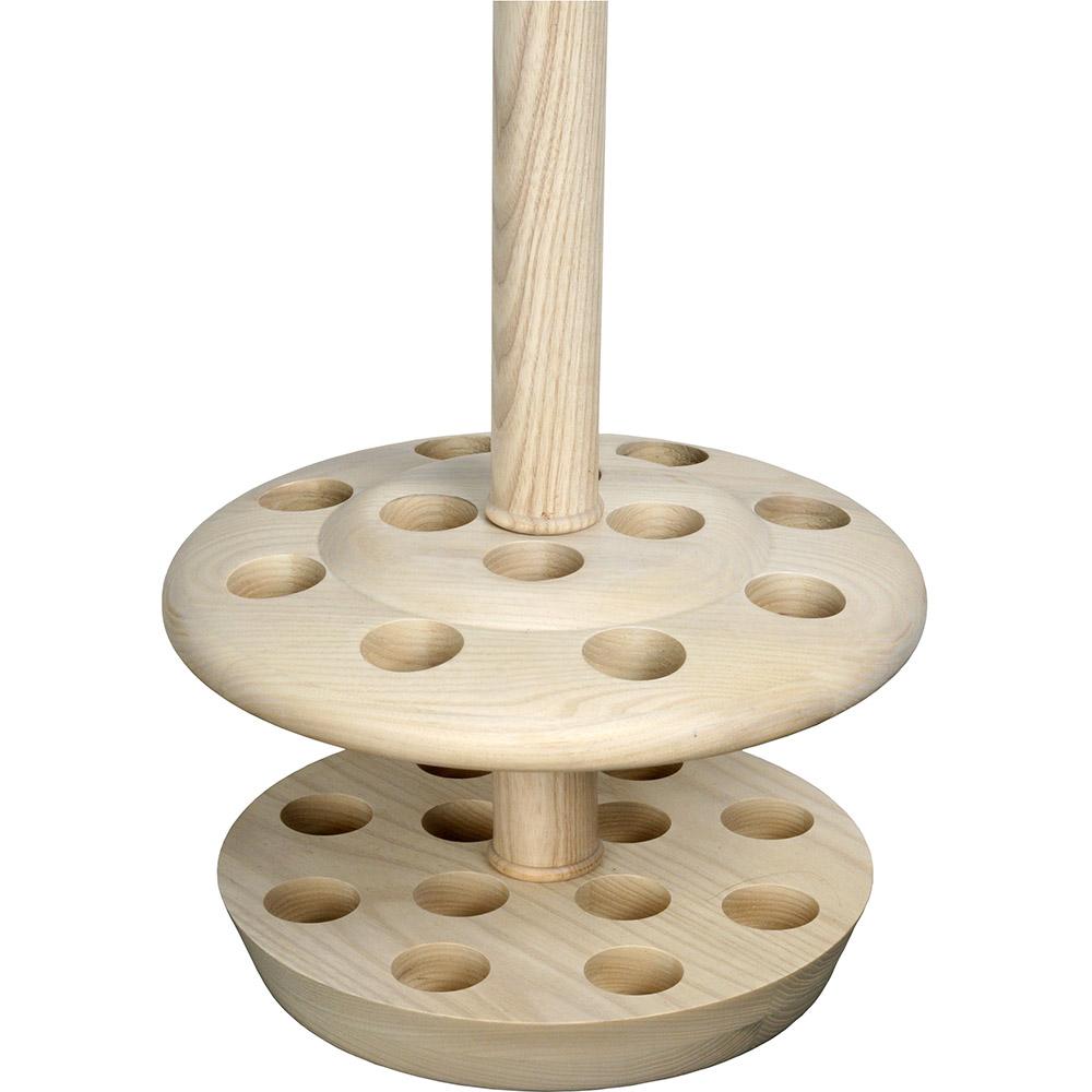 Unique Design Floor Cane Stand: Showcases Handles, Ash Wood Walking Cane Stands - Tophatter Daily Deals