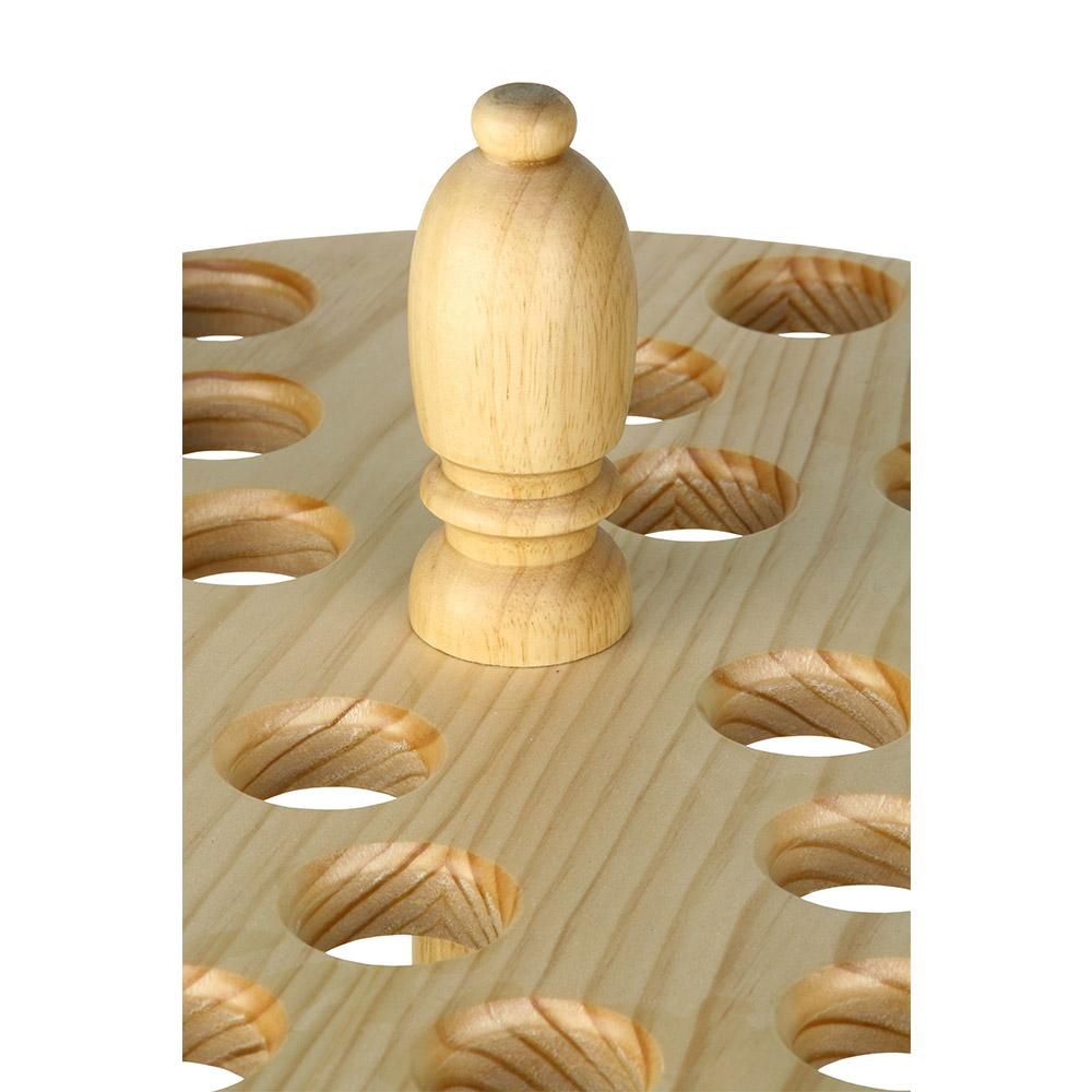 Collector's Dream: Round Walking Cane Stand in Pine Wood Walking Cane Stands - Tophatter Daily Deals