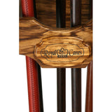 Luxury Square Cane Stand: Unique Design in Exotic Zebrano Wood Walking Cane Stands - Tophatter Daily Deals