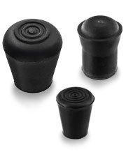 Compact & Discreet: Extra Small Low-Profile Rubber Tip Walking Cane Tips - Tophatter Daily Deals