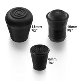 Compact & Discreet: Extra Small Low-Profile Rubber Tip Walking Cane Tips - Tophatter Daily Deals