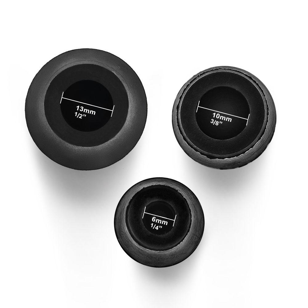 Compact & Discreet: Extra Small Low-Profile Rubber Tip Walking Cane Tips - Tophatter Daily Deals