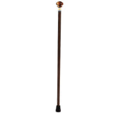 Mad Hatter: Inlaid Multi-Wood Knob with Wenge Wood Shaft Wooden Colortone Walking Canes - Tophatter Daily Deals