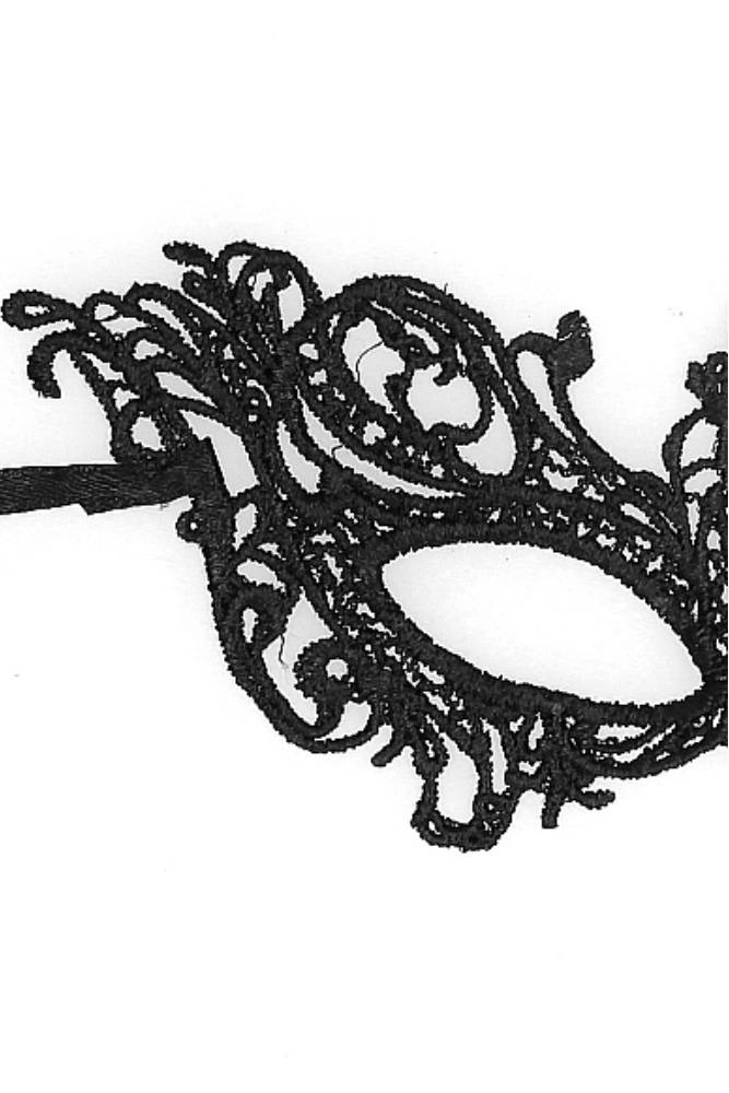 Ouch by Shots Toys - Black & White - Royal Lace Mask - Black BDSM - Tophatter Daily Deals