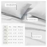 Viscose from Bamboo & Cotton Blend Jersey Knit Sheets Bedding - Tophatter Daily Deals