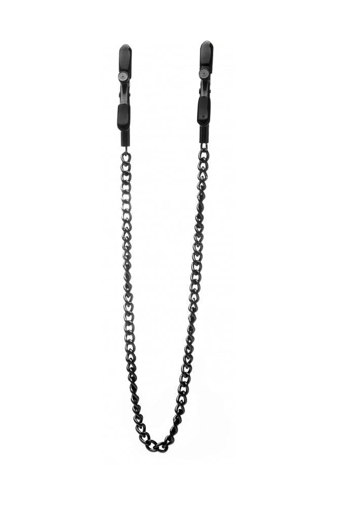 Ouch by Shots Toys - Adjustable Nipple Clamps - Black BDSM - Tophatter Daily Deals