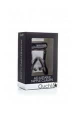 Ouch by Shots Toys - Adjustable Nipple Clamps - Black BDSM - Tophatter Daily Deals