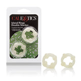 Island Rings Double Stacker Glow In The Dark Stretchy Cock Rings 0.75 Inch 2 Cm Duo > Cock Ring > Sets - Tophatter Daily Deals