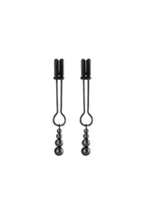 Ouch by Shots Toys - Teasing Nipple Clamps - Black BDSM - Tophatter Daily Deals