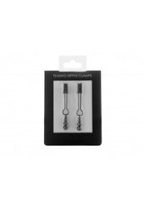 Ouch by Shots Toys - Teasing Nipple Clamps - Black BDSM - Tophatter Daily Deals