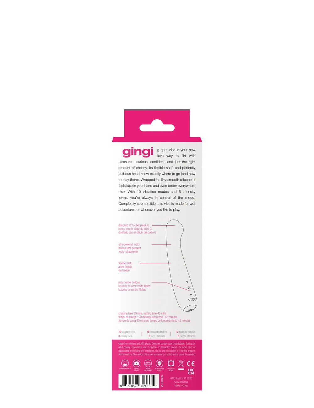 Gingi Rechargeable G Spot Vibrator – Silicone Flexible Shaft Vibrator > Vibrators > G-Spot - Tophatter Daily Deals