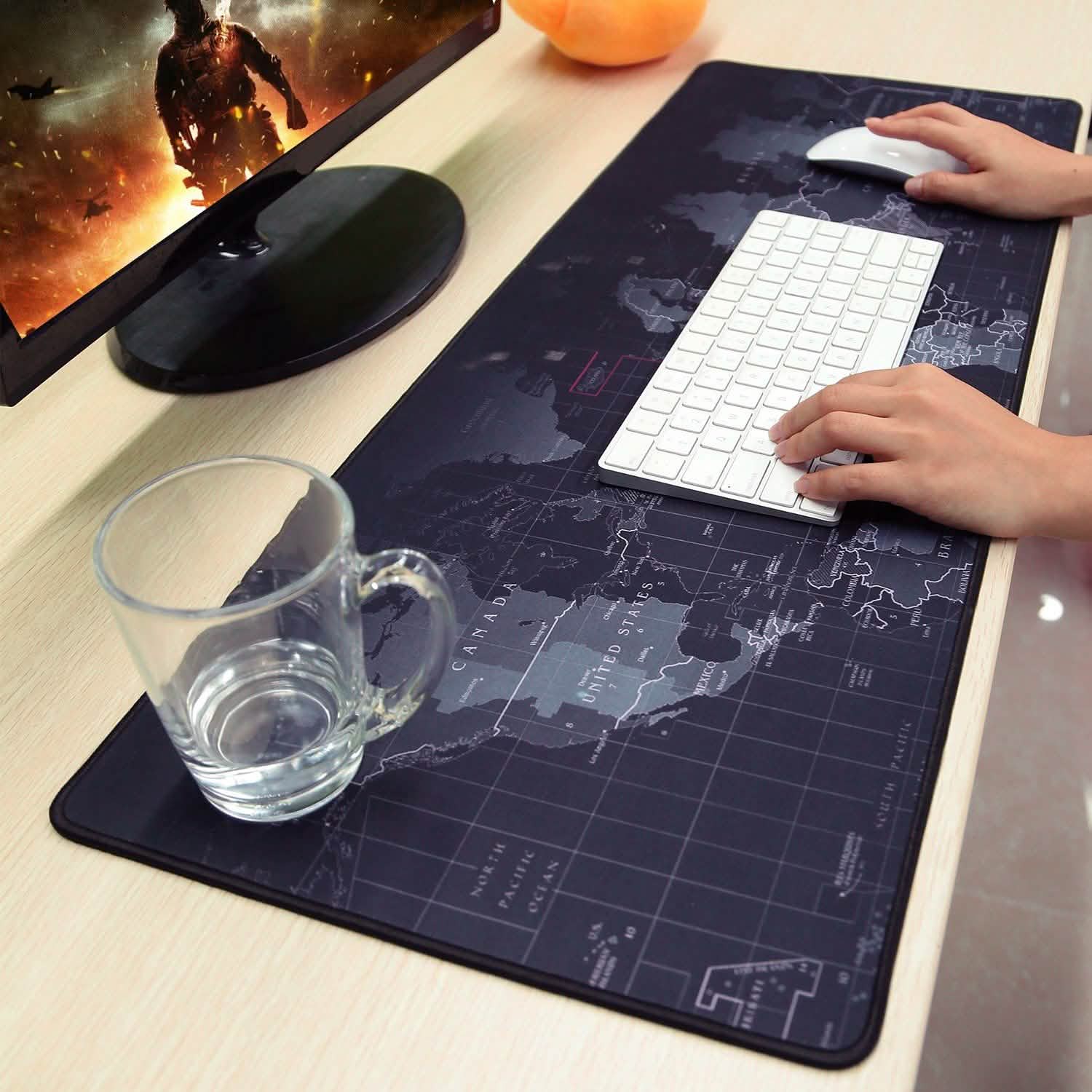 Rubber Base Large Gaming Mousepad Computer Accessories - Tophatter Daily Deals