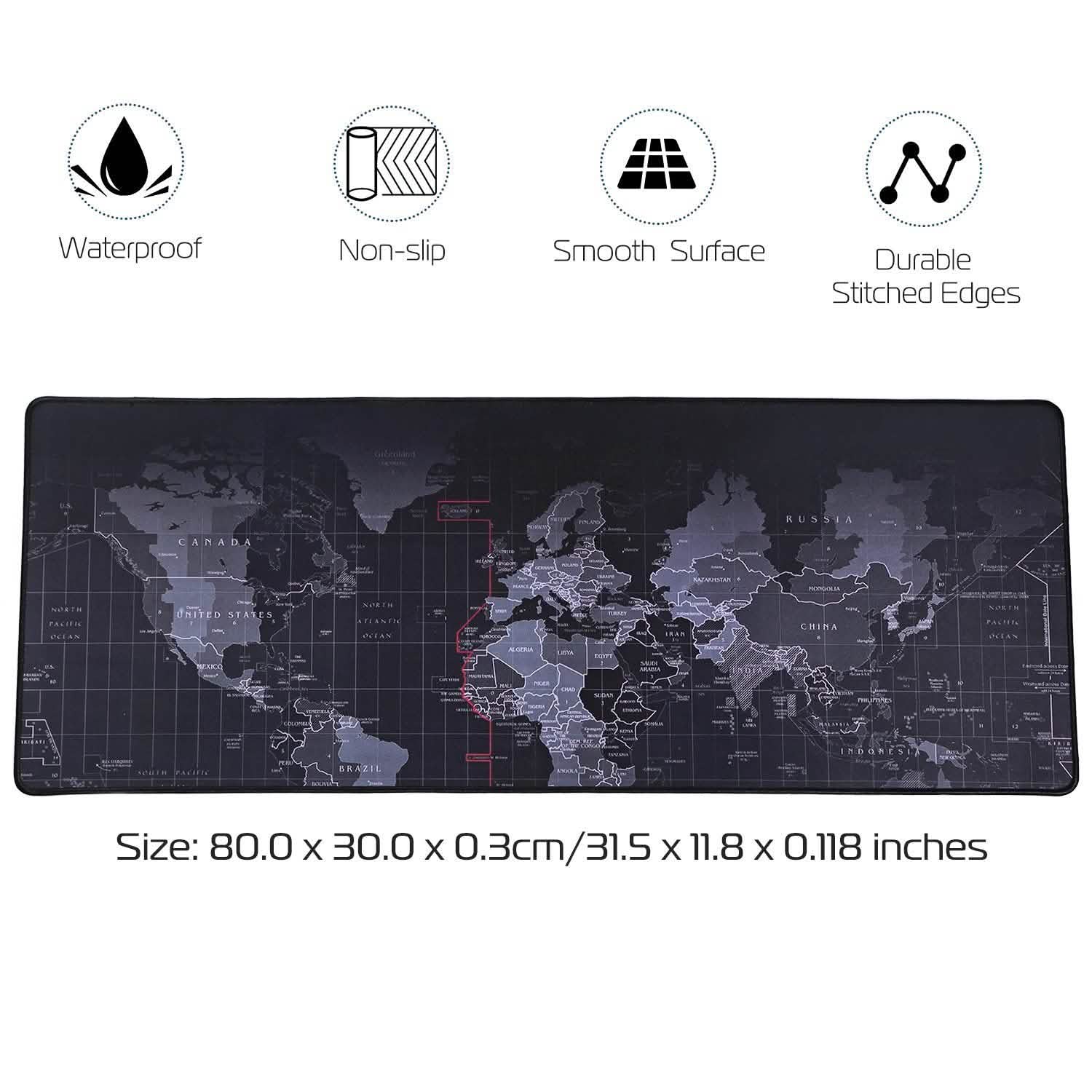 Rubber Base Large Gaming Mousepad Computer Accessories - Tophatter Daily Deals
