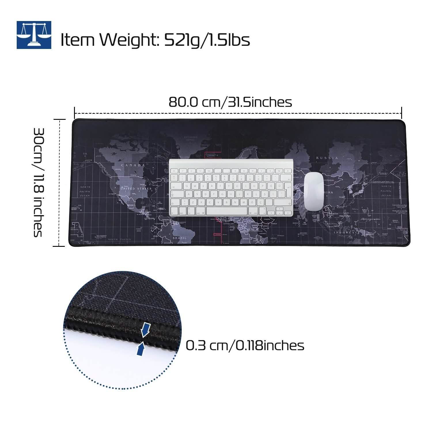 Rubber Base Large Gaming Mousepad Computer Accessories - Tophatter Daily Deals