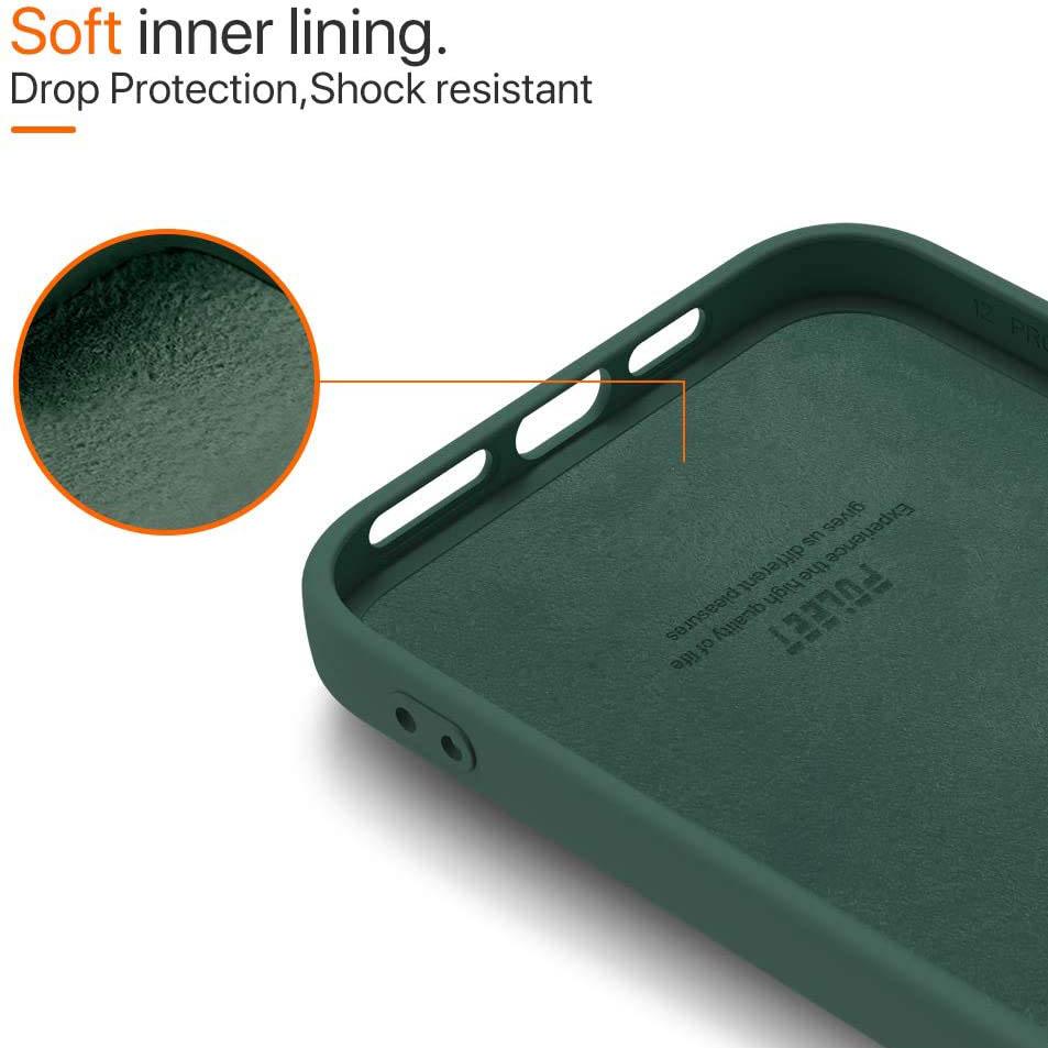 Rubber Case for iPhone 12 and iPhone 12 Pro Case 6.1 inch iPhone Case - Tophatter Daily Deals