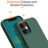 Rubber Case for iPhone 12 and iPhone 12 Pro Case 6.1 inch Phone Cases - Tophatter Daily Deals