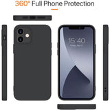 Rubber Case for iPhone 12 and iPhone 12 Pro Case 6.1 inch Phone Cases - Tophatter Daily Deals