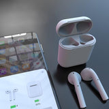 Rubber Matte Wireless Earbuds and Charging Case In-Ear Headphones - Tophatter Daily Deals